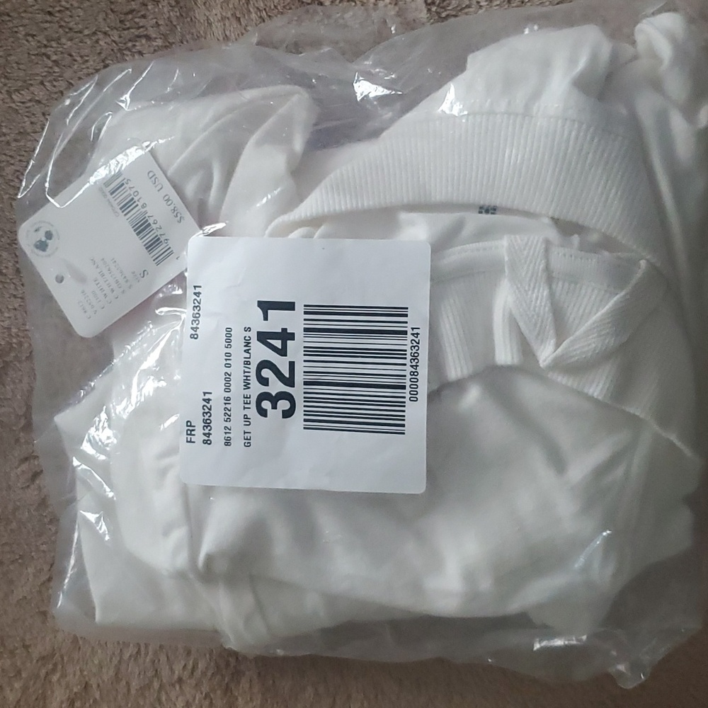 NWT Free People Movement Get Up Tee Small White - Picture 6 of 6